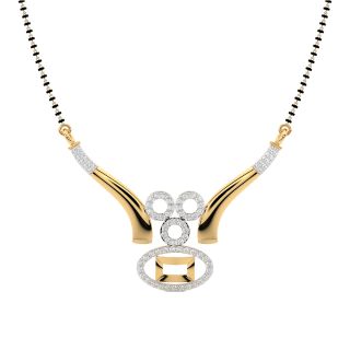 Gold Mangalsutra Design For D-Day